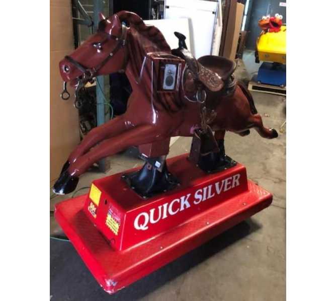 QUICK SILVER HORSE KIDDIE RIDE for sale Coin Operated or can be